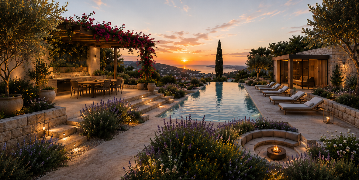 Luxury Pool & Wellness Garden